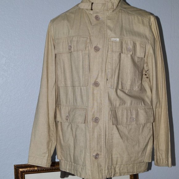 TOMMY HILFIGHER MEN'S CARGO SAFARI OUTERWEAR- SIZE LARGE - Picture 6 of 14